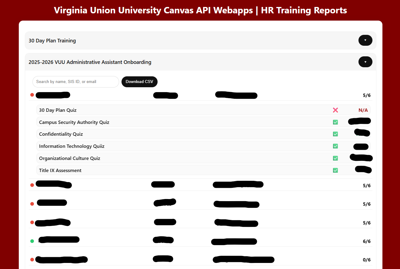 Band Management App Home